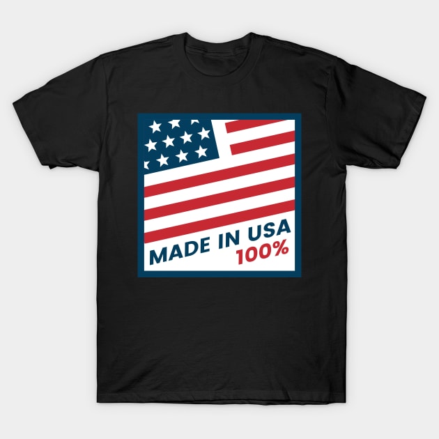 Made in the USA T-Shirt by white.ink